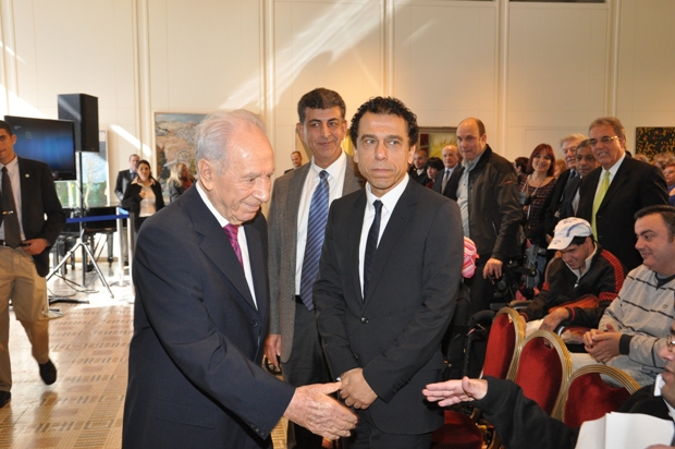 Gallery - The Diamond Exchange supports Ilan – With the Prime Minister, Shimon Peres – 13.1.2013, 6 of 13